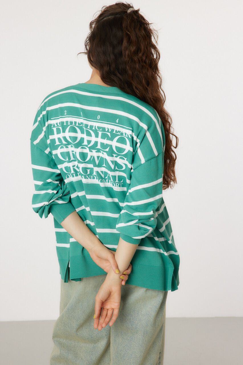 RODEO CROWNS「RCS LOGOニットトッパー」|カーディガン|