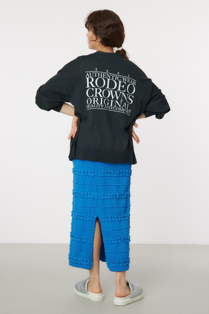 RODEO CROWNS「RCS LOGOニットトッパー」|カーディガン|