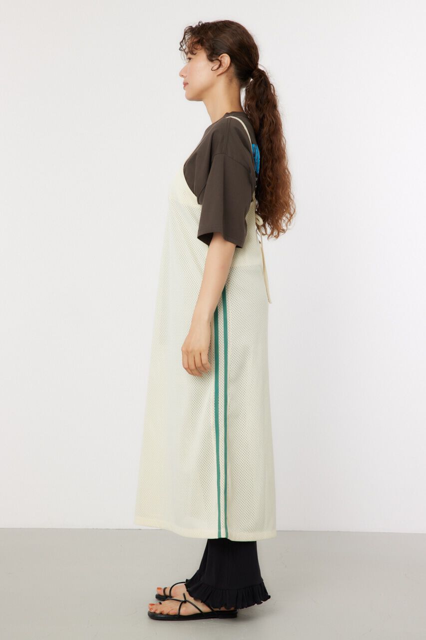 RODEO CROWNS「メッシュ切り替えラインキャミワンピース」|ワンピース|