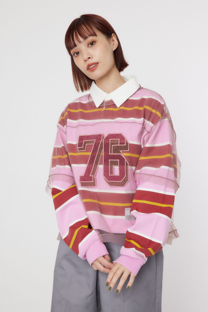 RODEO CROWNS「ミリタリーナンバリングシアートップス」|シャツ・ブラウス|BRD