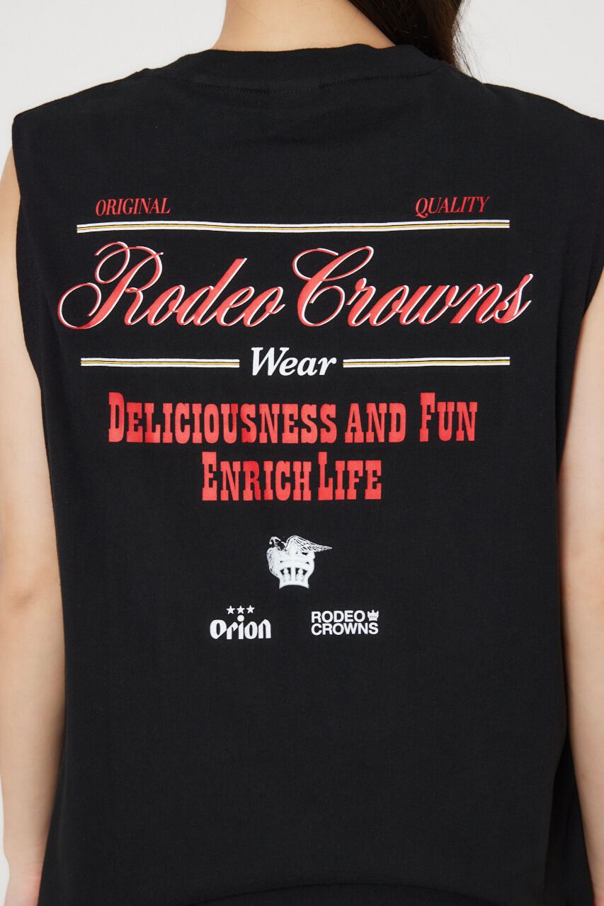 RODEO CROWNS「Orion Beer x RCSノースリーブトップス」|タンクトップ|