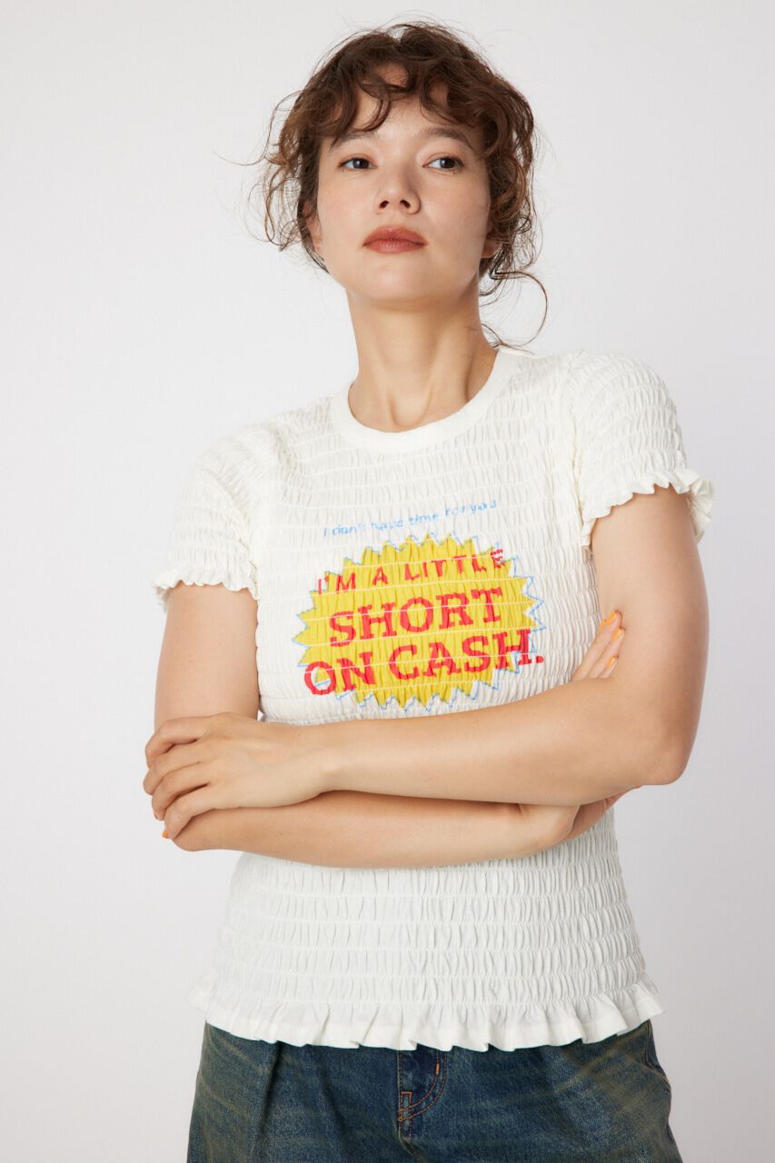 RODEO CROWNS「シャーリングアソートTシャツ」|Tシャツ・カットソー|O/WHT1