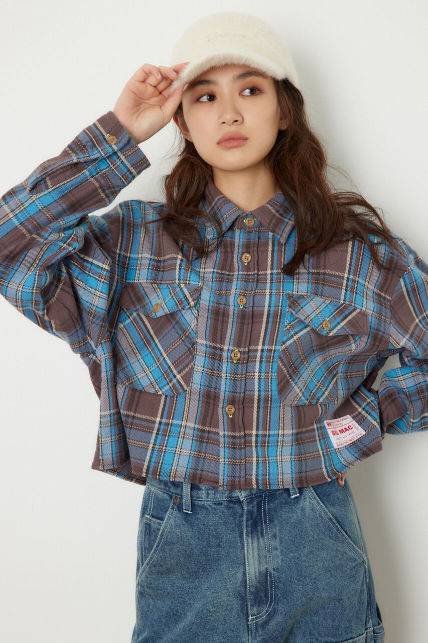 RODEO CROWNS「CHECK OVER シャツ」|シャツ・ブラウス|