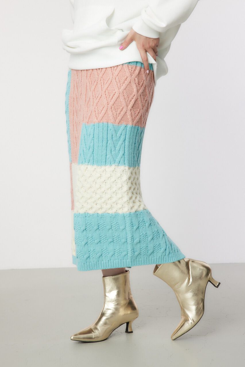 RODEO CROWNS「Custom ケーブルニット スカート」|その他|