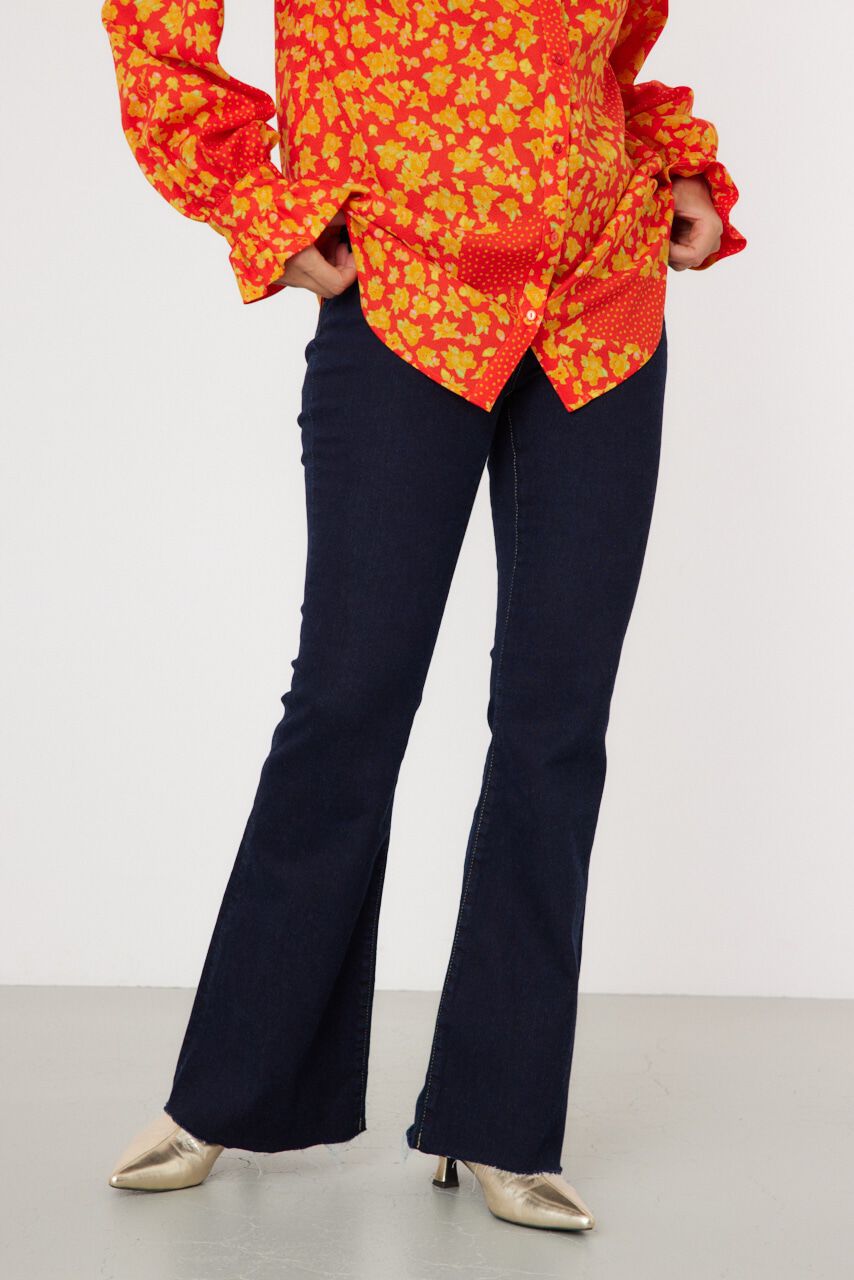 RODEO CROWNS「カットオフスリムフレアデニム」|デニム|