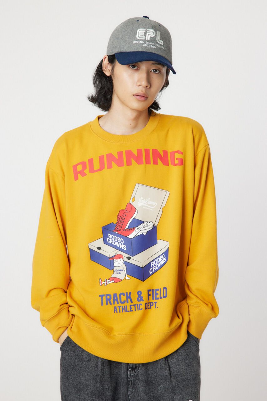 RODEO CROWNS「running boy スウェット」|パーカー|