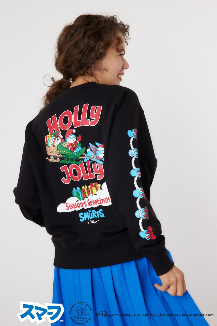 RODEO CROWNS「(THE SMURFS)Xmasスウェットトップス」|パーカー|
