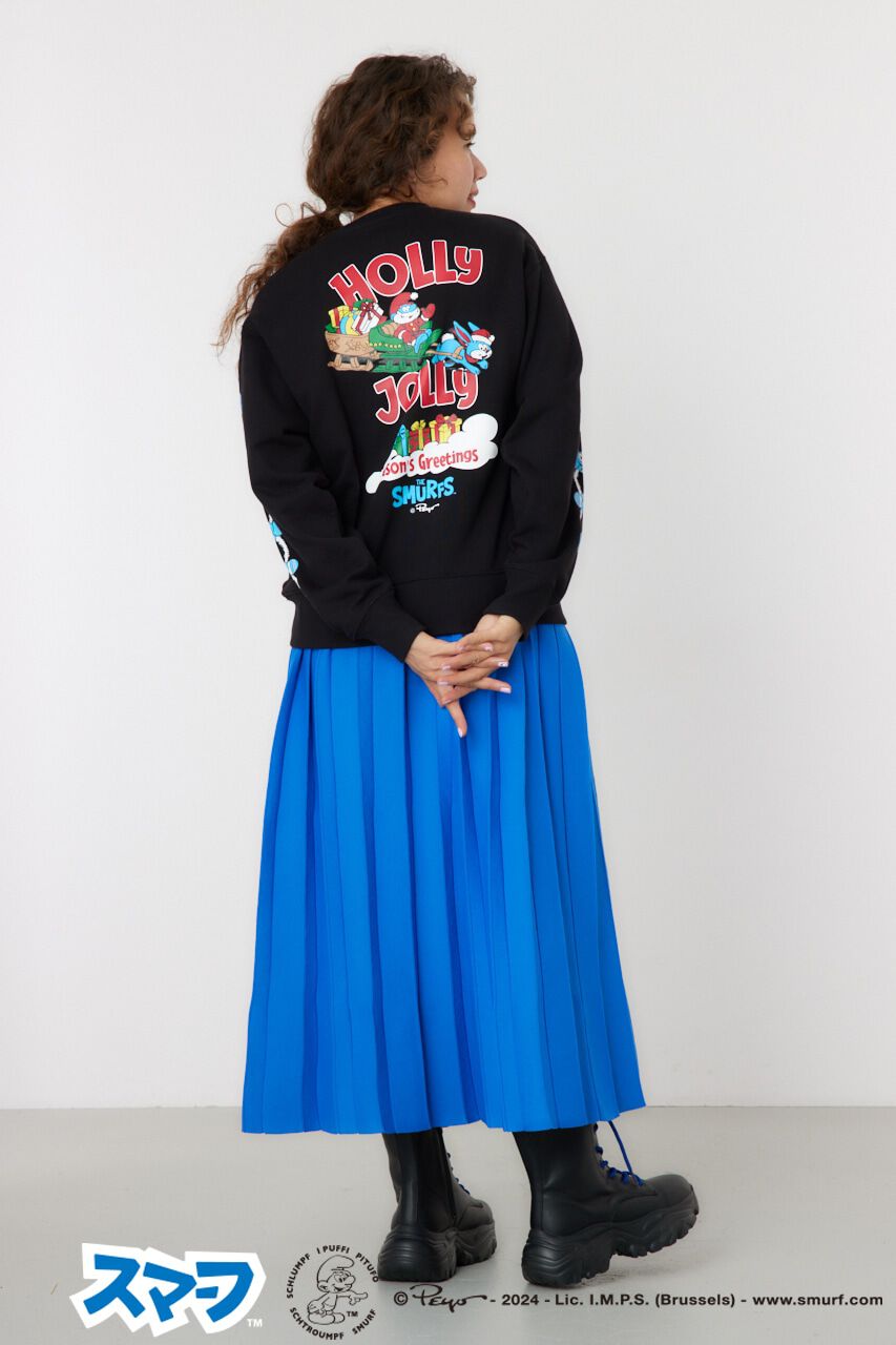 RODEO CROWNS「(THE SMURFS)Xmasスウェットトップス」|パーカー|