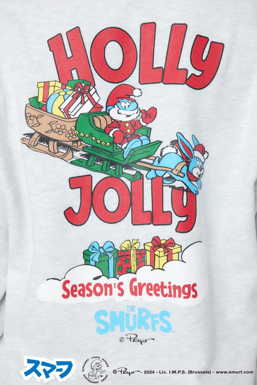 RODEO CROWNS「(THE SMURFS)Xmasスウェットトップス」|パーカー|