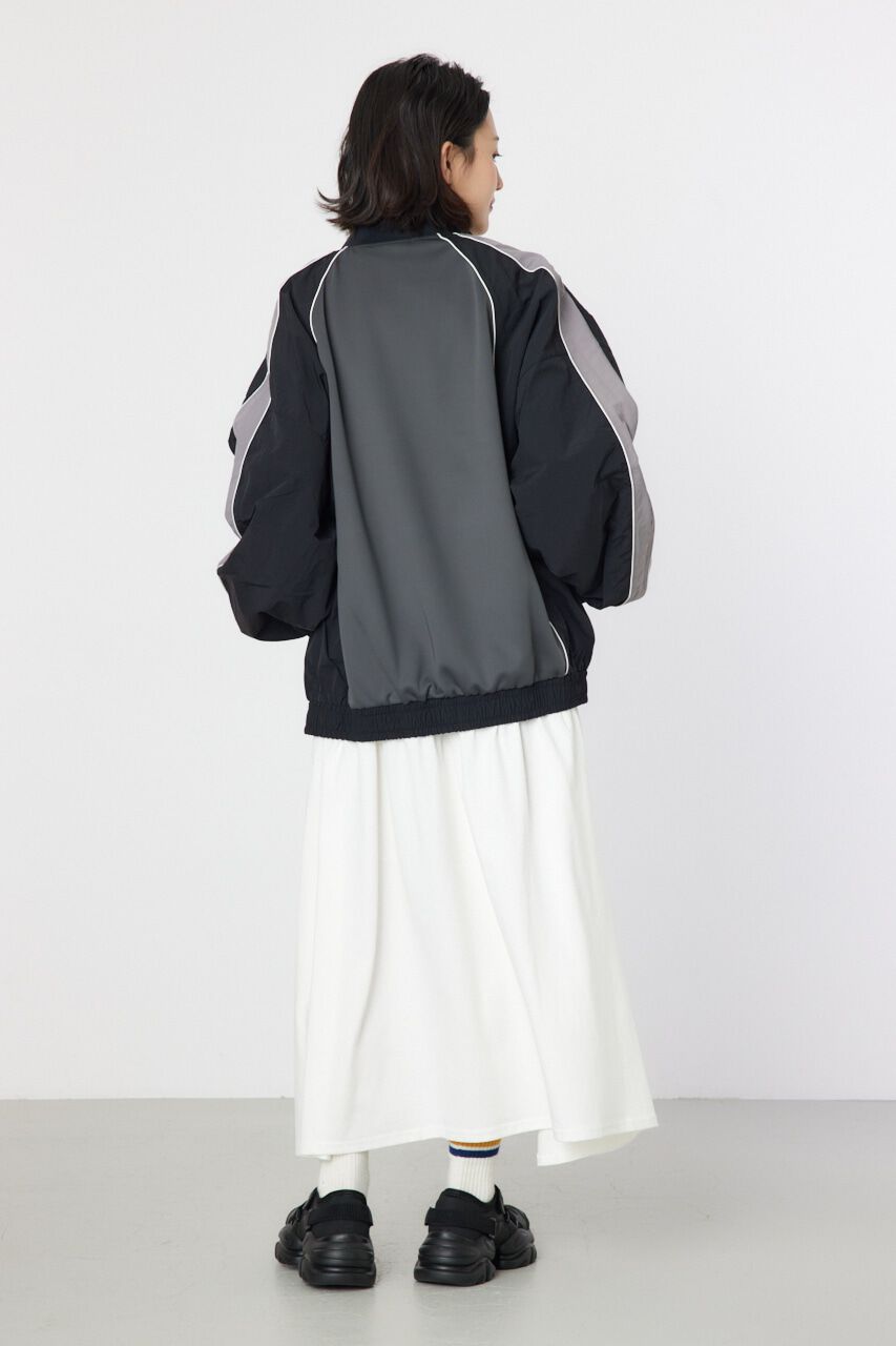 RODEO CROWNS「ナイロン&times;ジャージトラックジャケット」|ブルゾン・スタジャン|