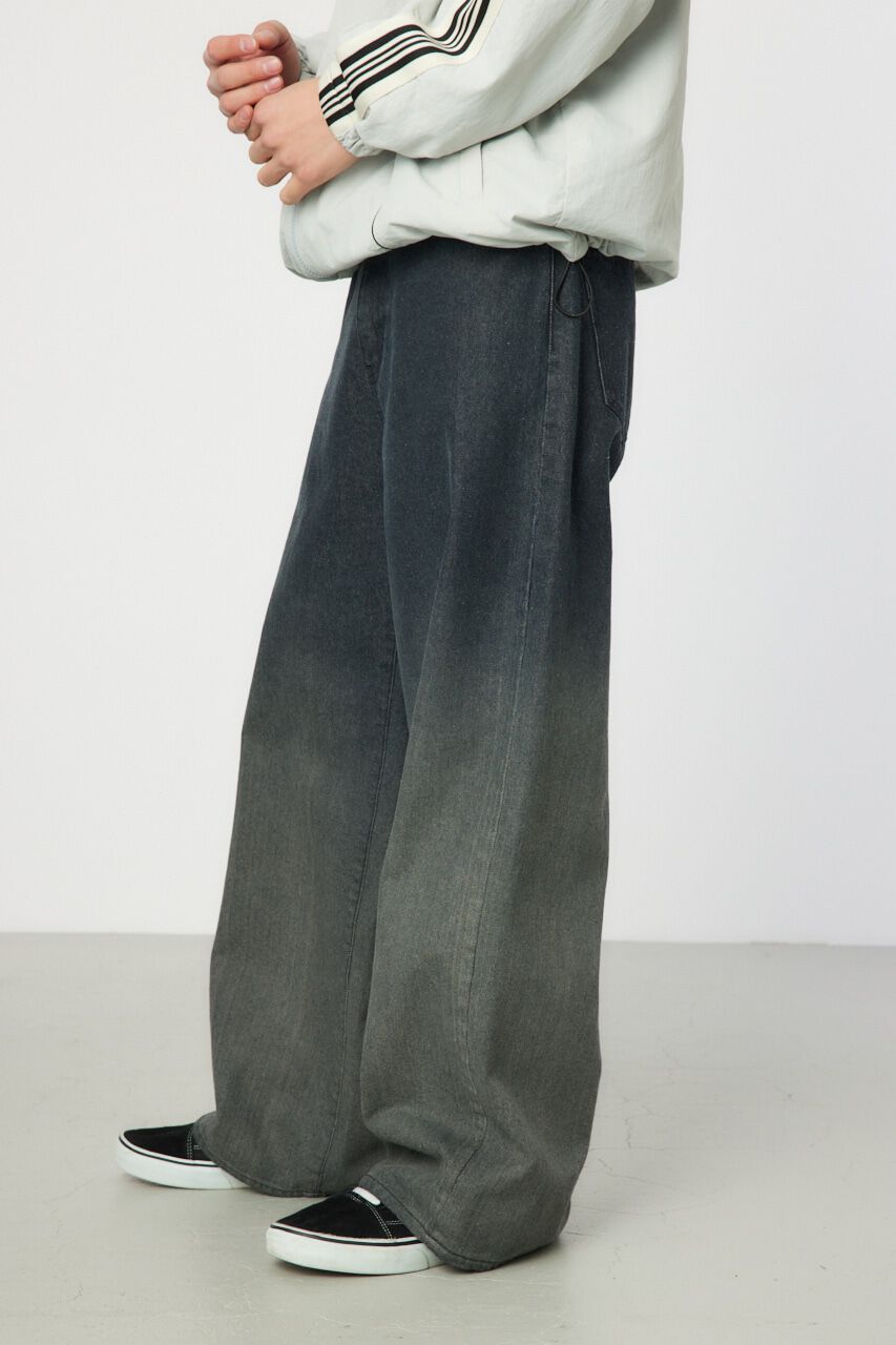 RODEO CROWNS「フェードワイドデニムパンツ」|デニム|