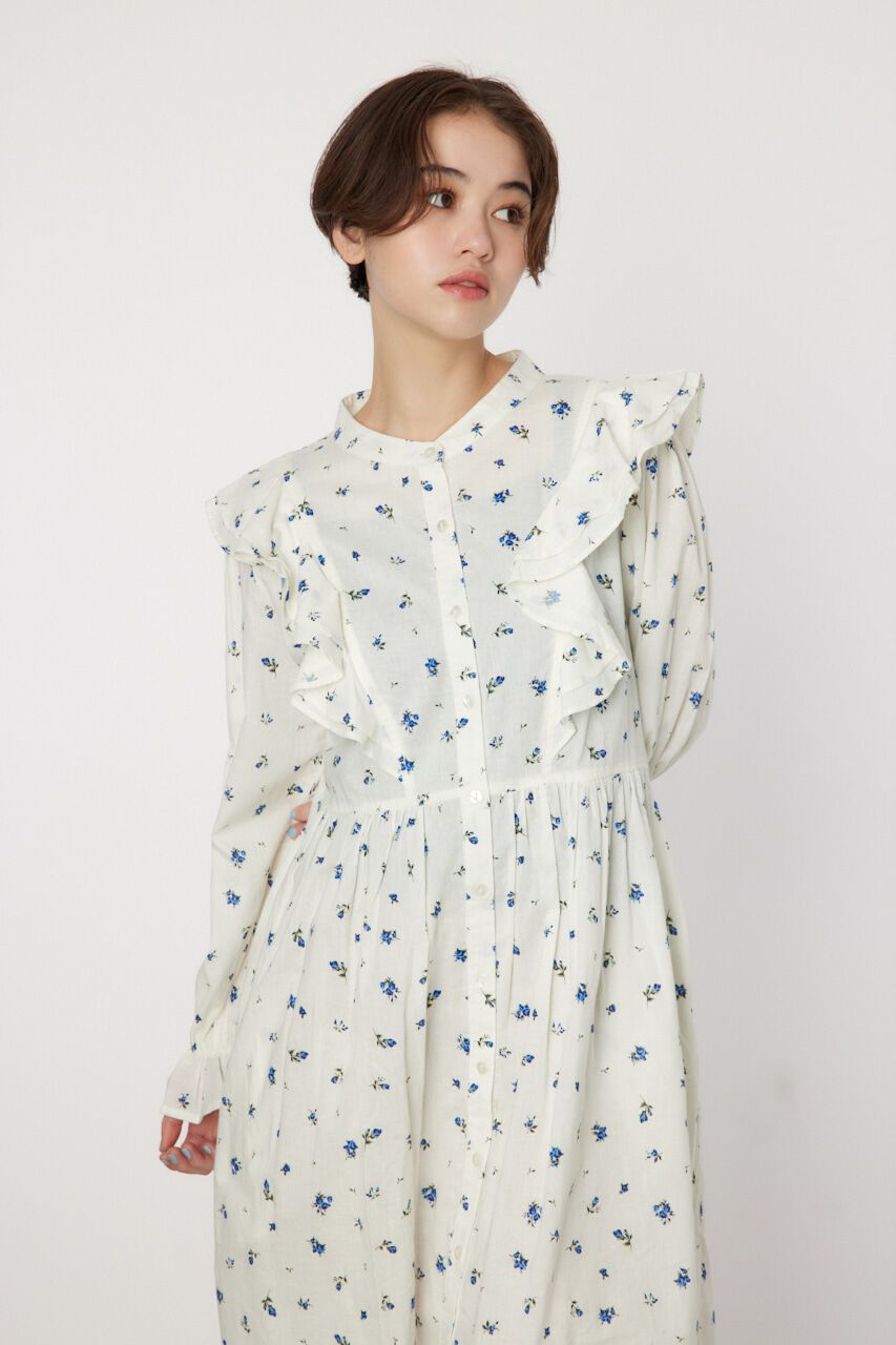 RODEO CROWNS「フラワーパターンフリルワンピース」|ワンピース|
