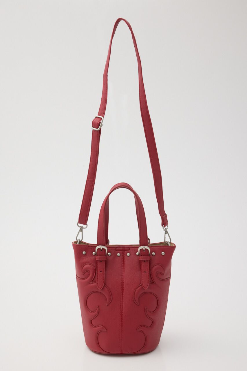 RODEO CROWNS「ファイヤーモチーフ バケツバッグ」|その他|RED