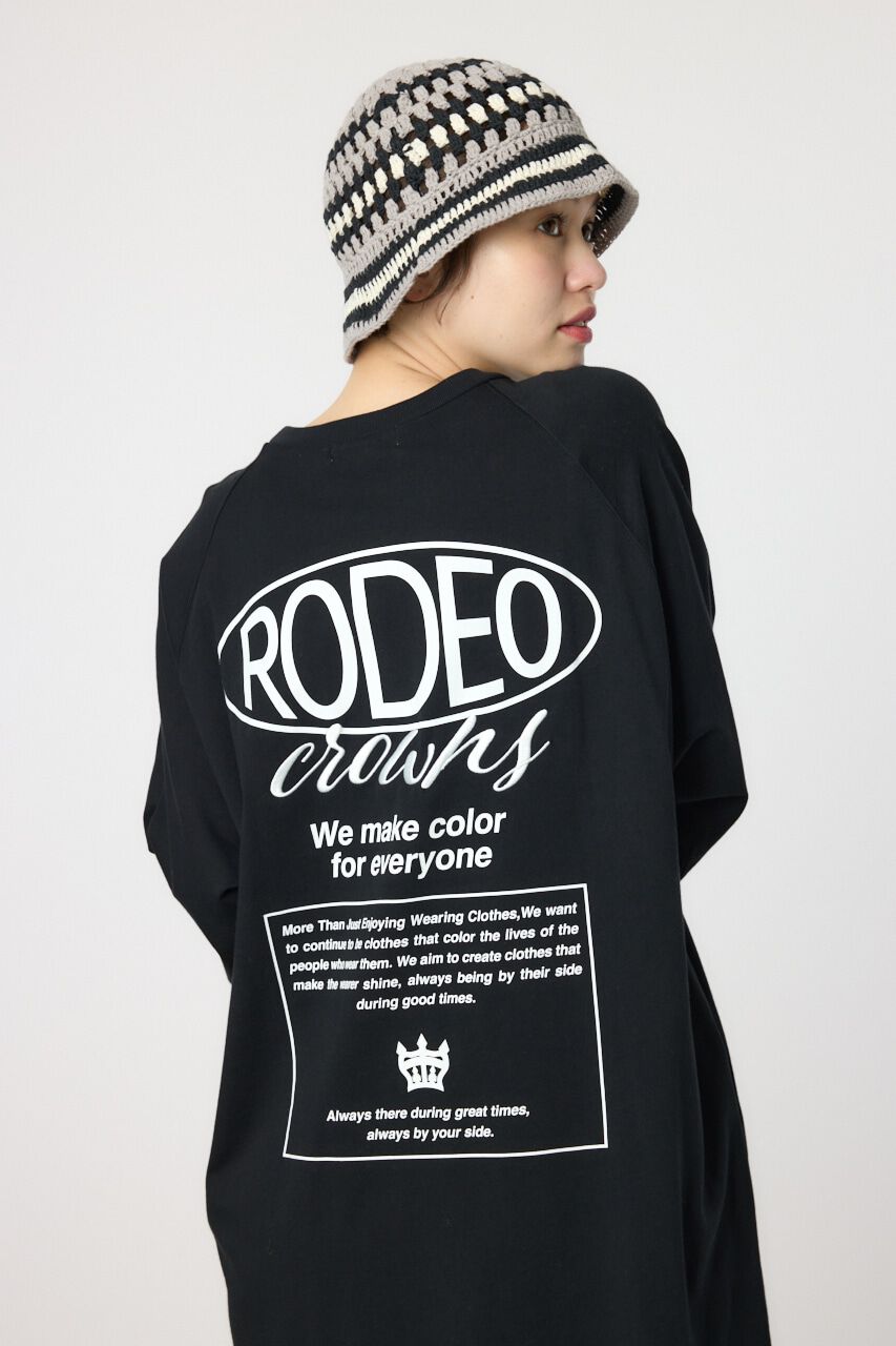 RODEO CROWNS「ロゴラグランスリーブワンピース」|ワンピース|
