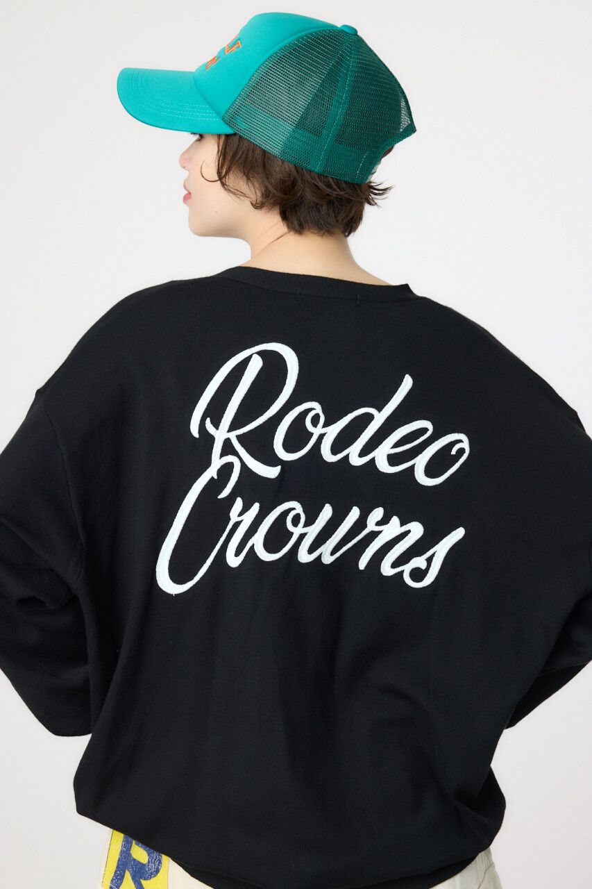 RODEO CROWNS「スクリプト LOGO ニットカーディガン」|カーディガン|
