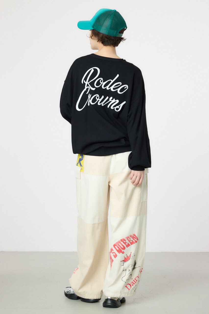 RODEO CROWNS「スクリプト LOGO ニットカーディガン」|カーディガン|