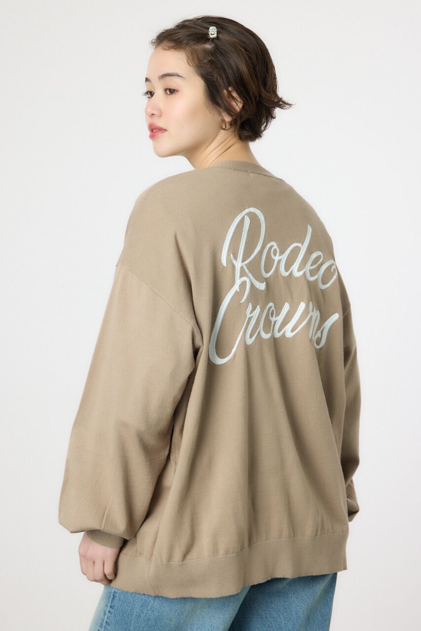 RODEO CROWNS「スクリプト LOGO ニットカーディガン」|カーディガン|L/KHA1