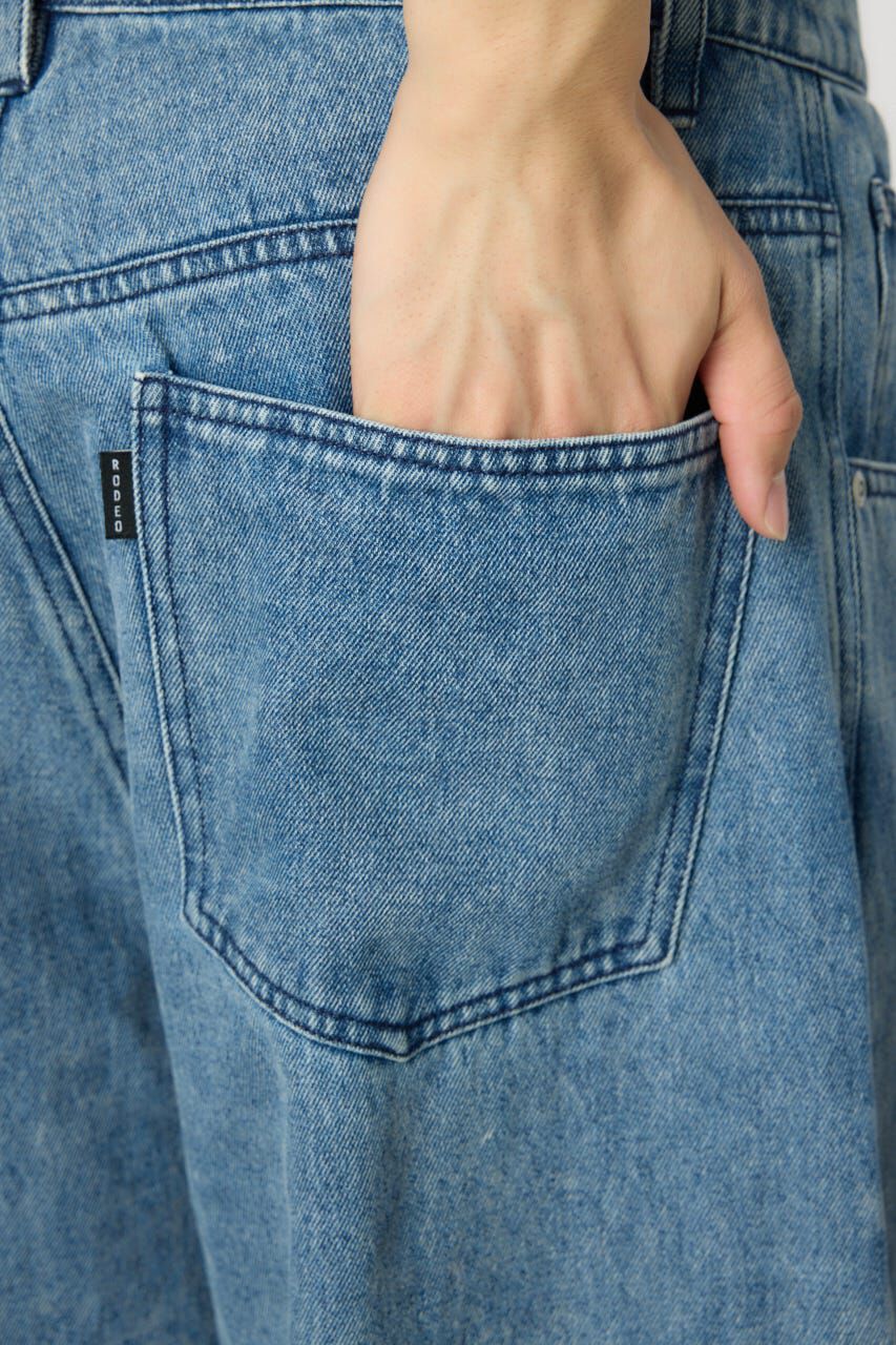 RODEO CROWNS「シームラインワイドデニムパンツ」|デニム|