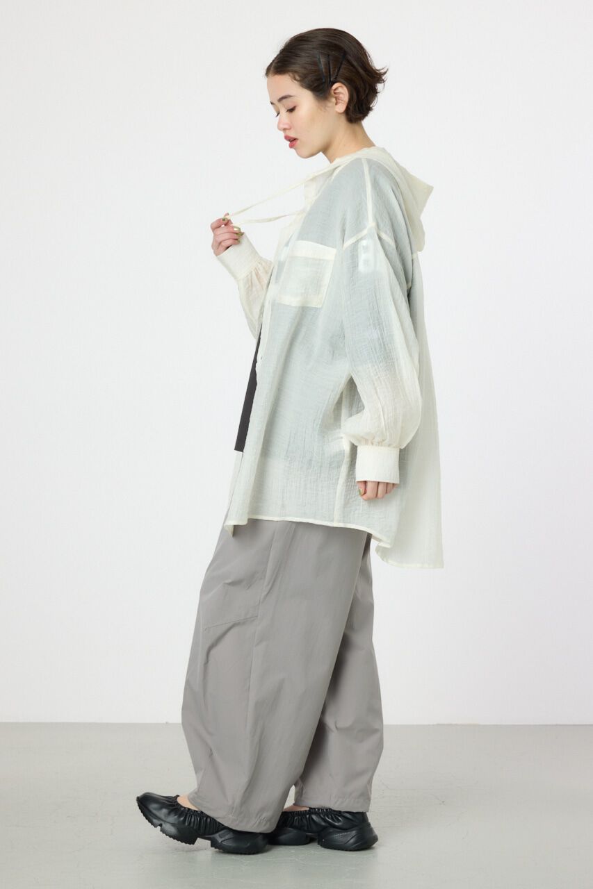 RODEO CROWNS「ワッシャーフーディーシャツ」|シャツ・ブラウス|