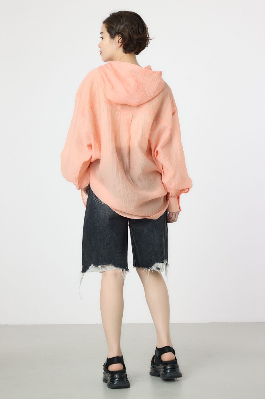 RODEO CROWNS「ワッシャーフーディーシャツ」|シャツ・ブラウス|