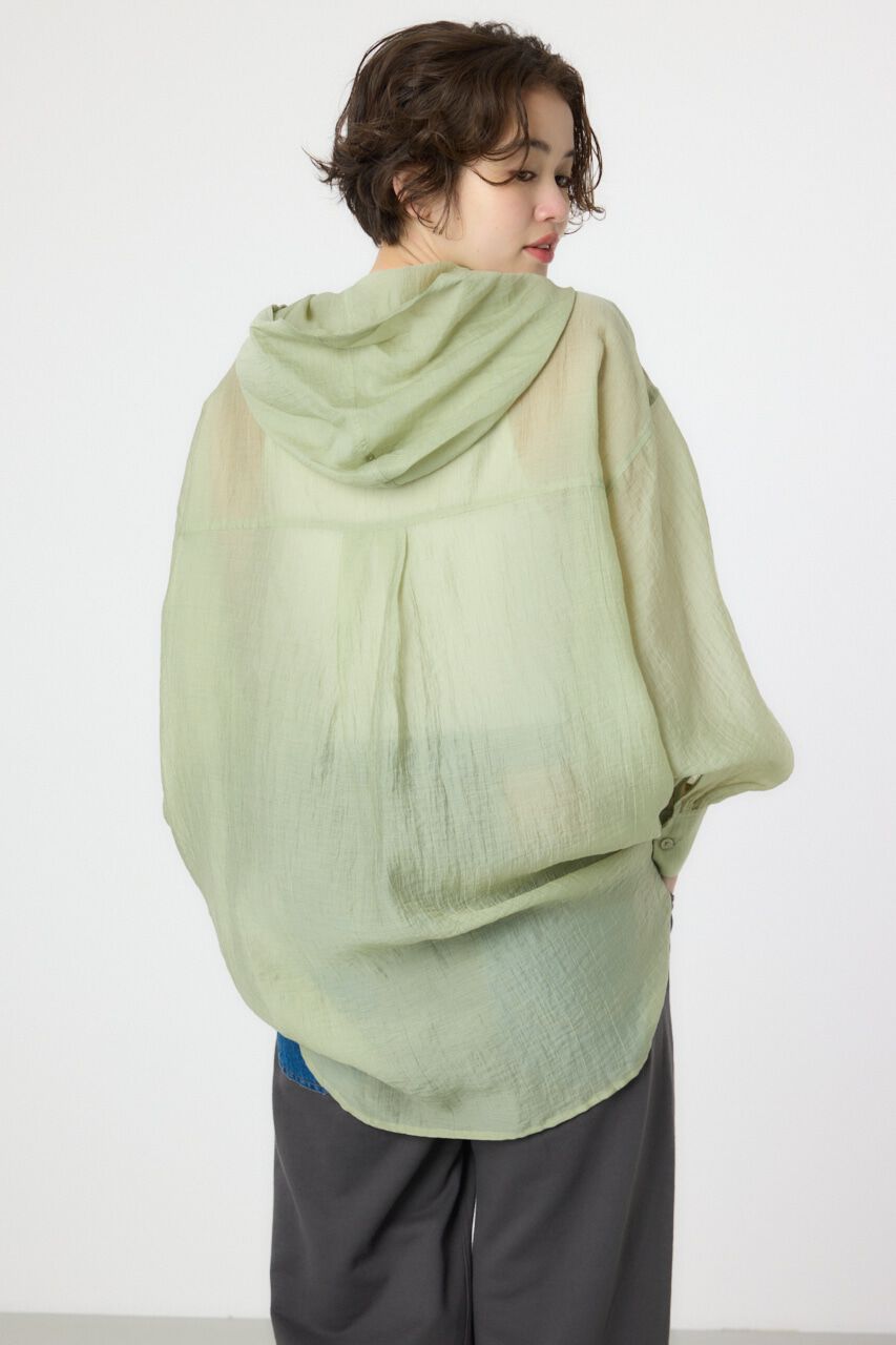 RODEO CROWNS「ワッシャーフーディーシャツ」|シャツ・ブラウス|