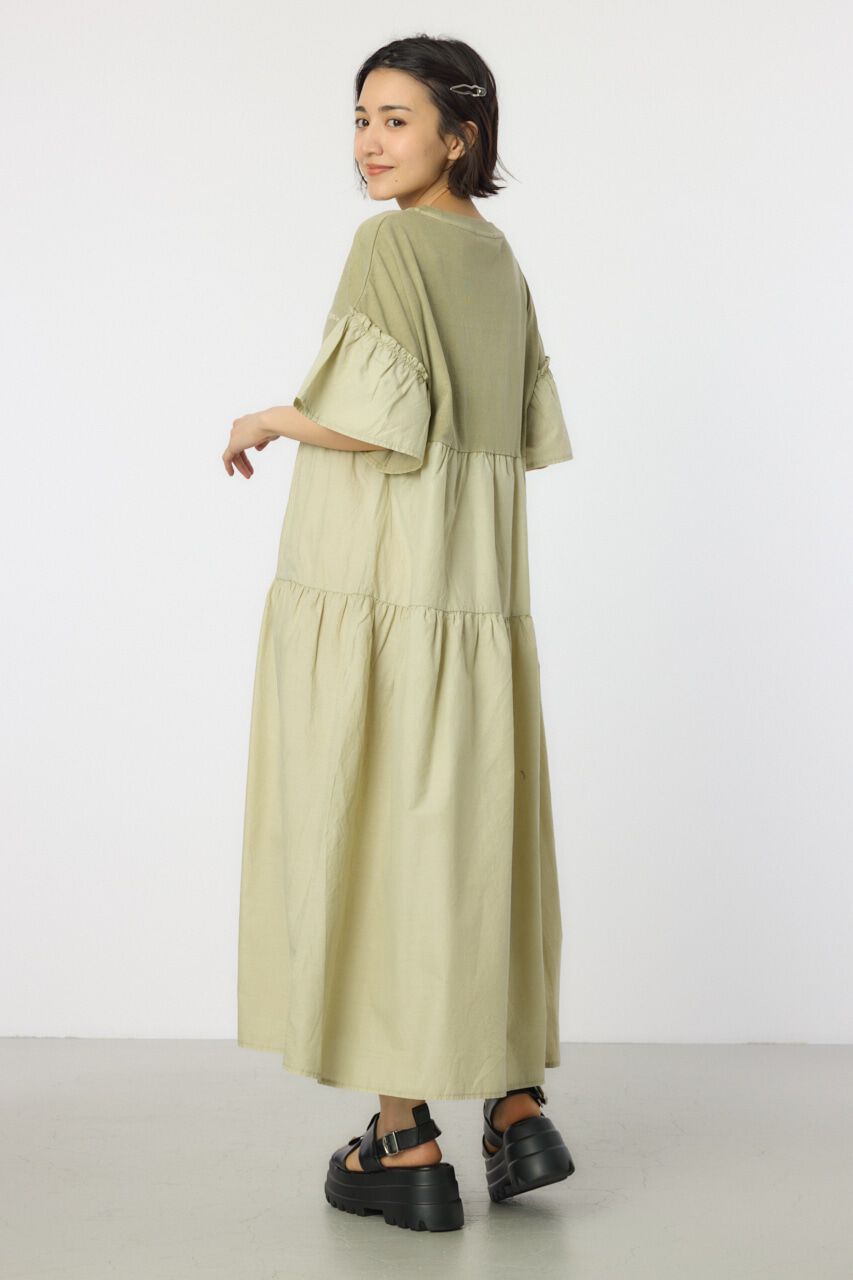 RODEO CROWNS「ピグメントドッキングティアードワンピース」|ワンピース|