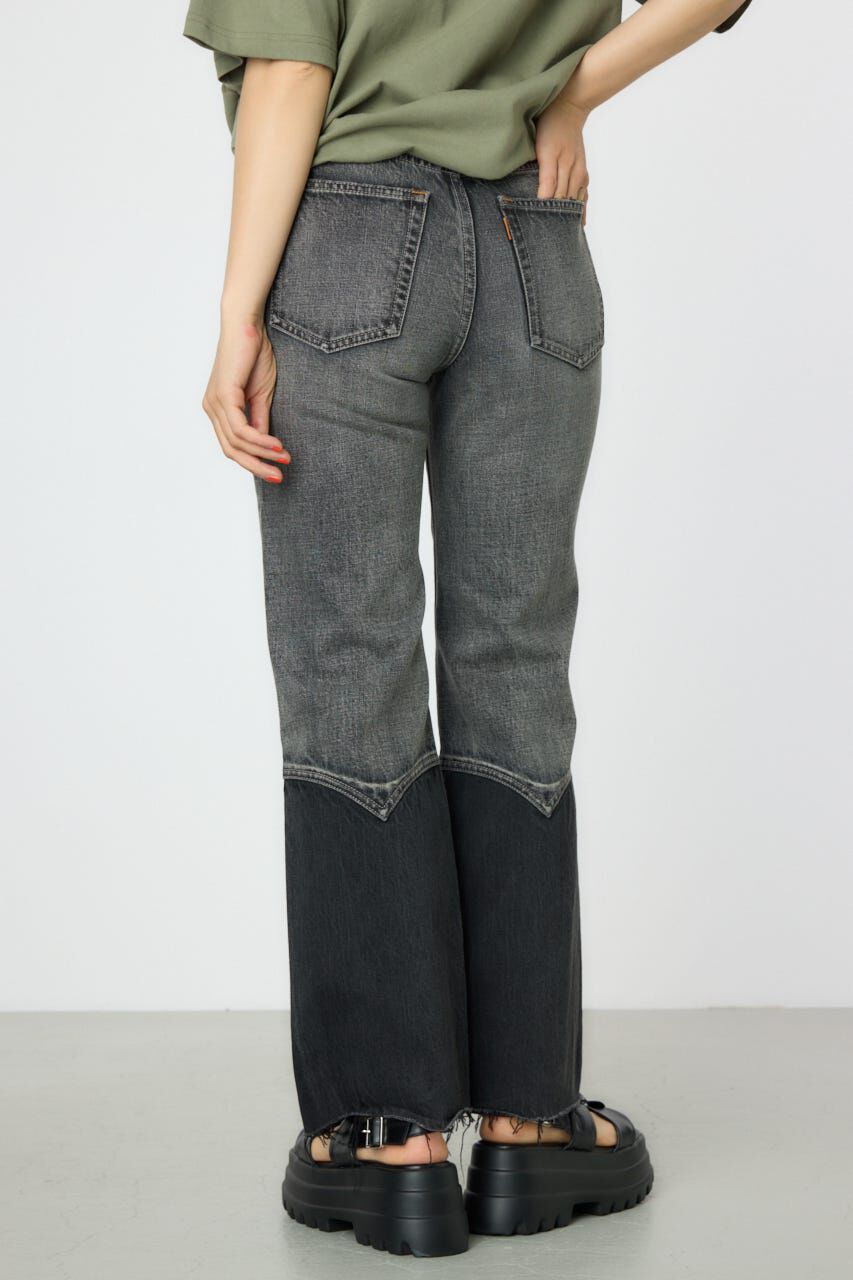 RODEO CROWNS「HEM WESTERN デニムパンツ」|デニム|