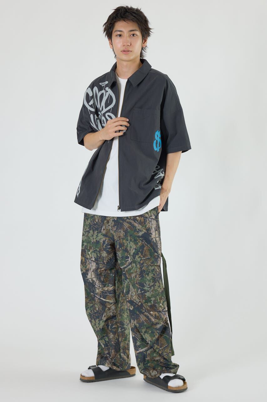 RODEO CROWNS「グラフィティーZIPシャツ」|シャツ・ブラウス|