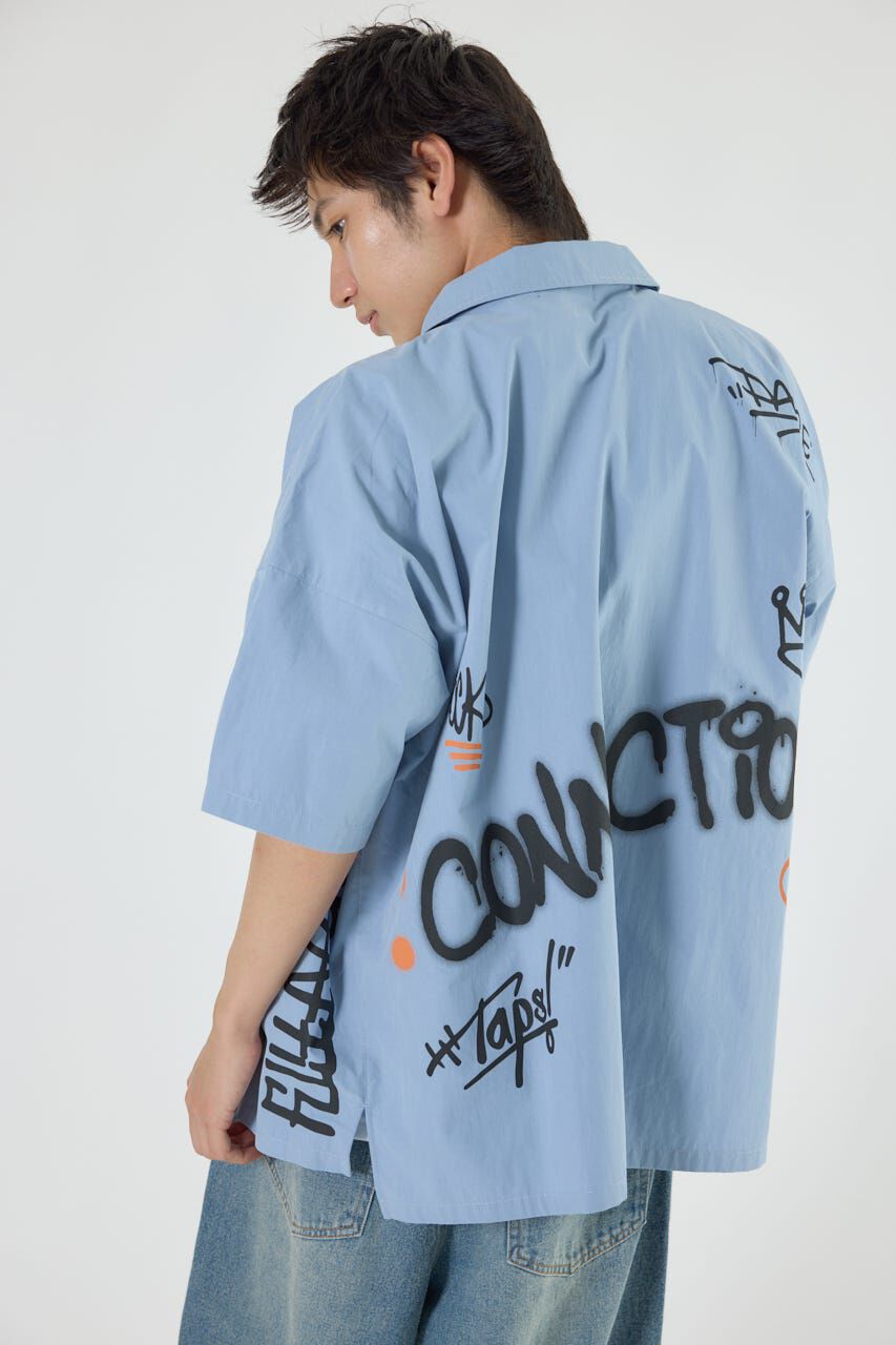 RODEO CROWNS「グラフィティーZIPシャツ」|シャツ・ブラウス|