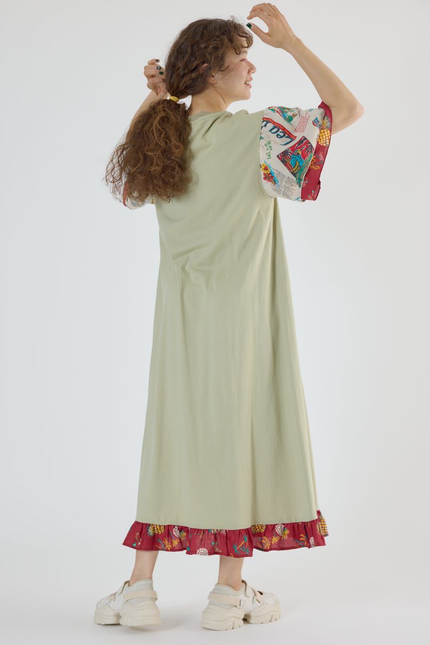 RODEO CROWNS「ドッキングアロハティアードワンピース」|ワンピース|