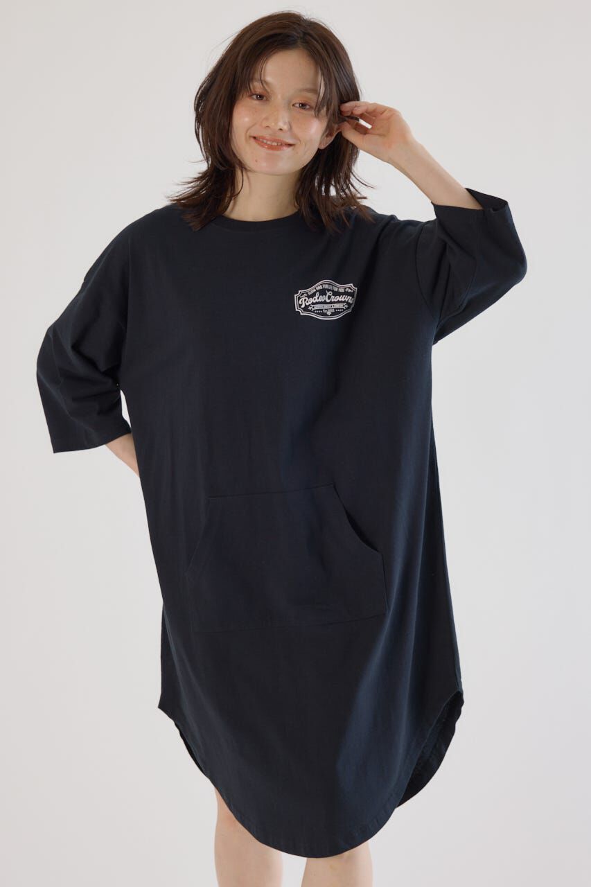 RODEO CROWNS「コール＆デニムパッチワンピース」|ワンピース|