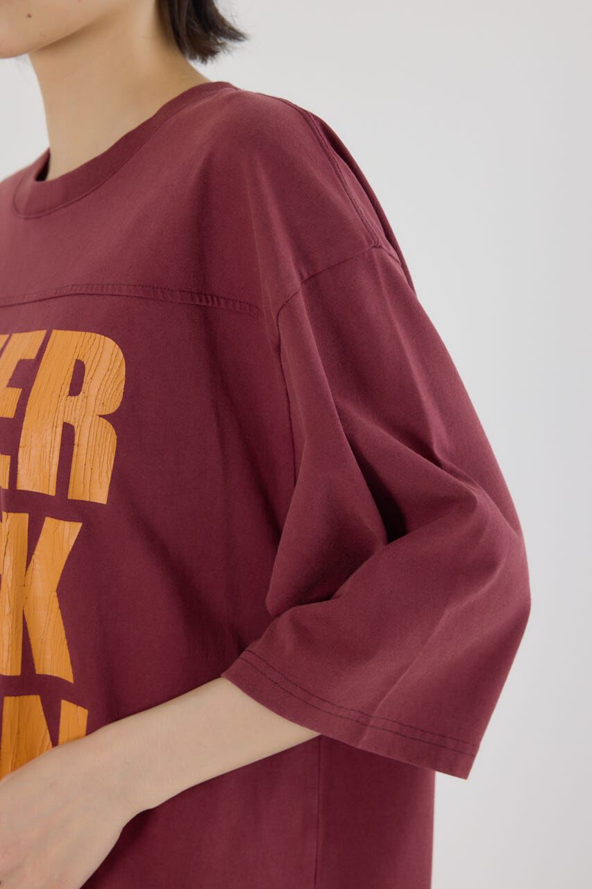 RODEO CROWNS「メッセージ5分袖Tシャツ」|Tシャツ・カットソー|