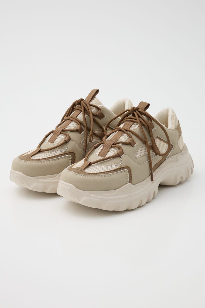 RODEO CROWNS「MENS ボリュームソールスニーカー」|スニーカー|柄BEG5