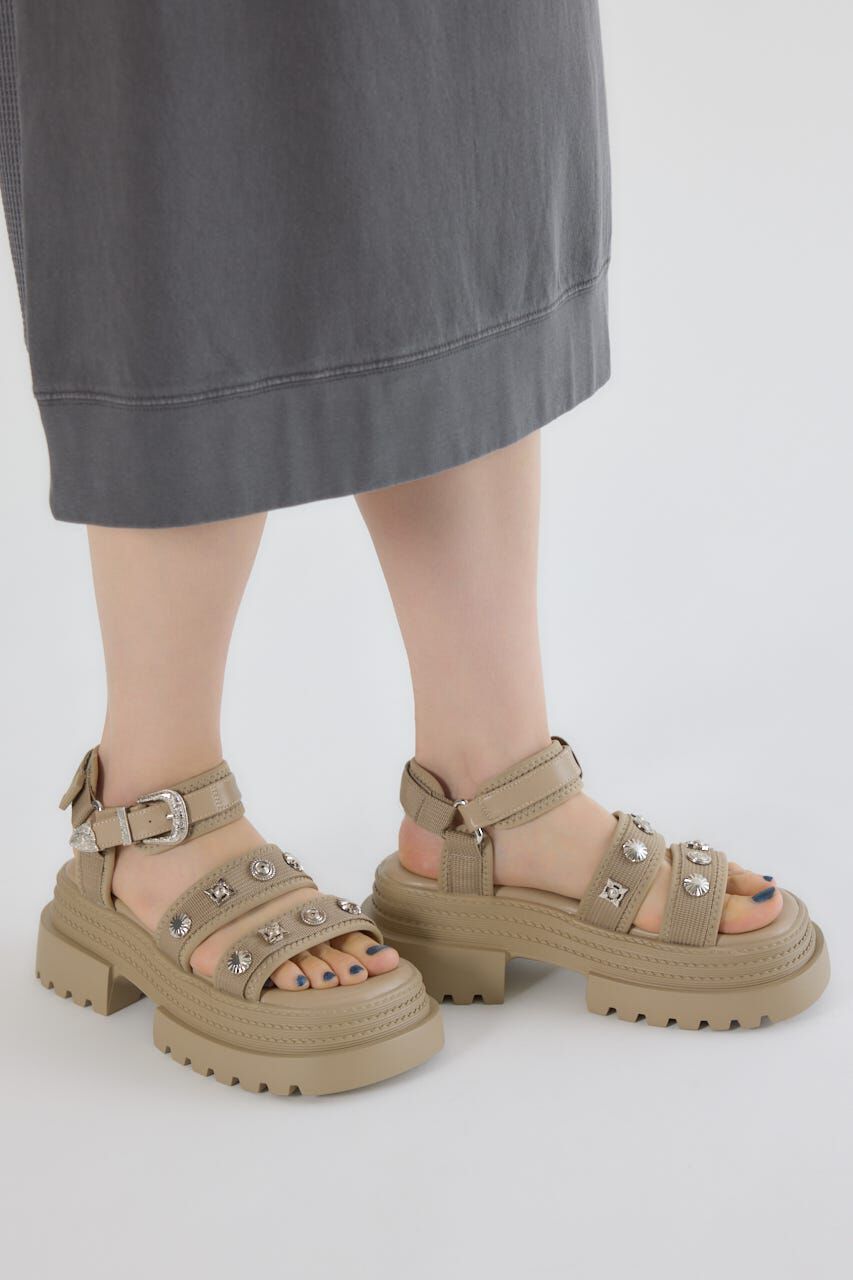 RODEO CROWNS「スタッズサンダル」|サンダル|