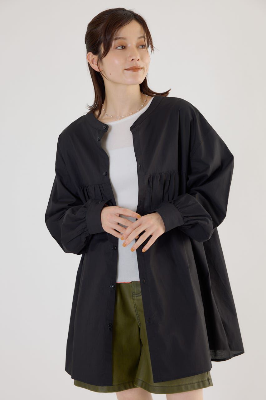 RODEO CROWNS「レースアップ2WAYブラウス」|シャツ・ブラウス|BLK