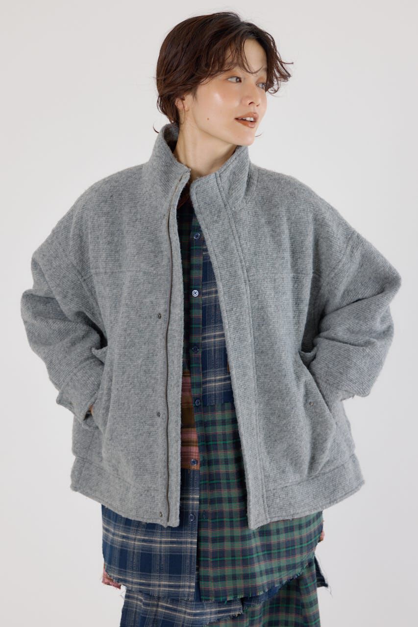 RODEO CROWNS「スライバービックブルゾン」|ブルゾン・スタジャン|GRY