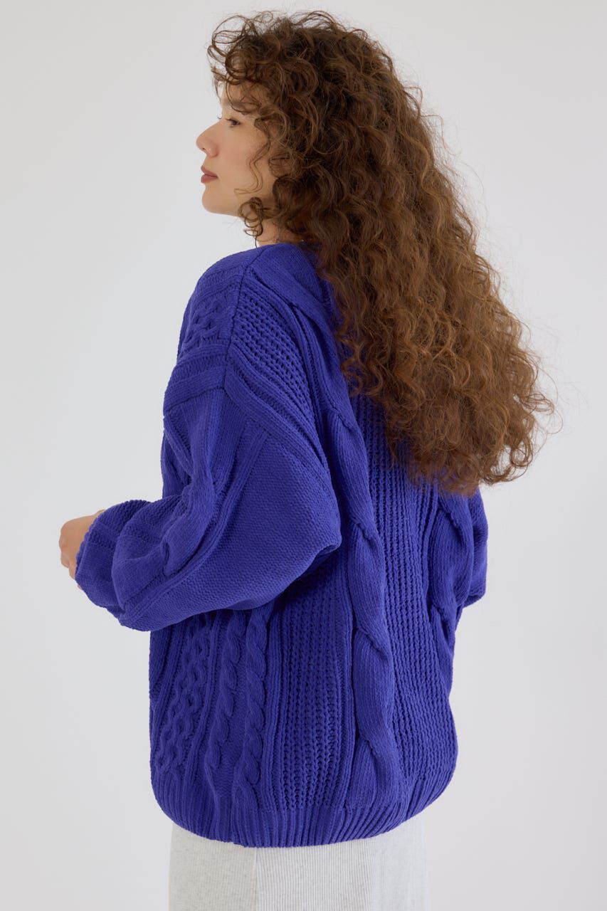 RODEO CROWNS「Vネックモールニットトップス」|ニット・セーター|