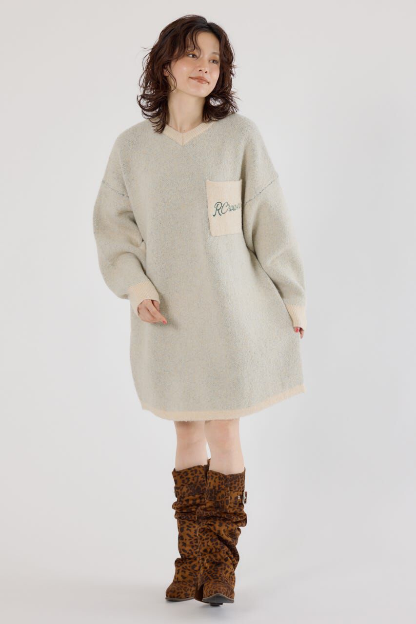 RODEO CROWNS「ロゴブークレニットワンピース」|ワンピース|