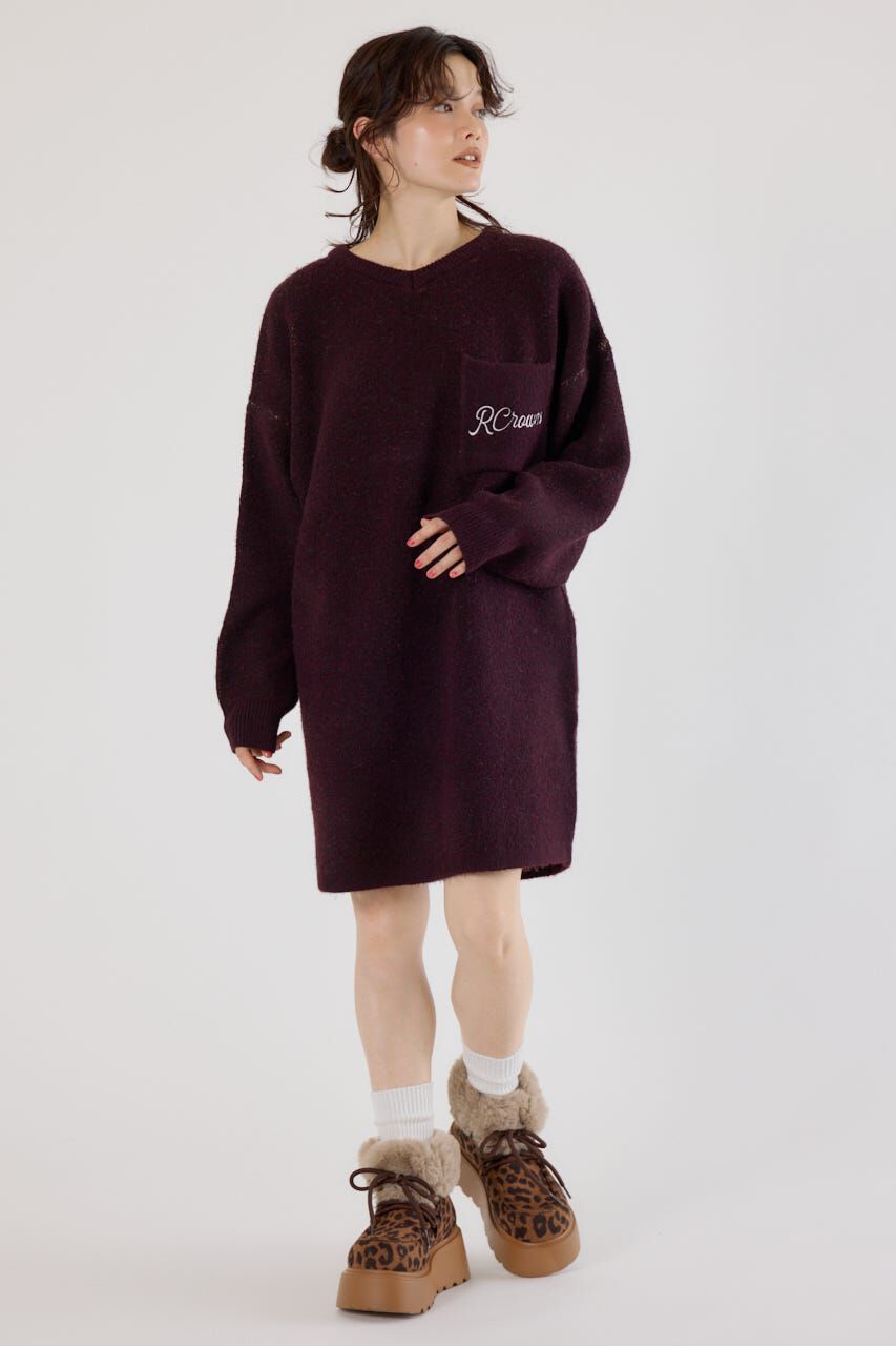 RODEO CROWNS「ロゴブークレニットワンピース」|ワンピース|