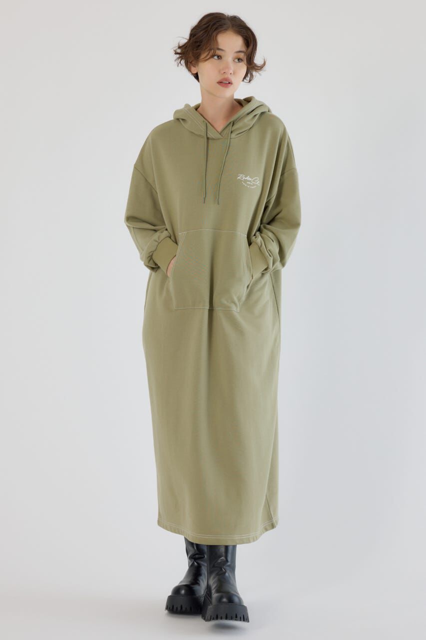 RODEO CROWNS「RCSカラーステッチパーカーワンピース」|ワンピース|