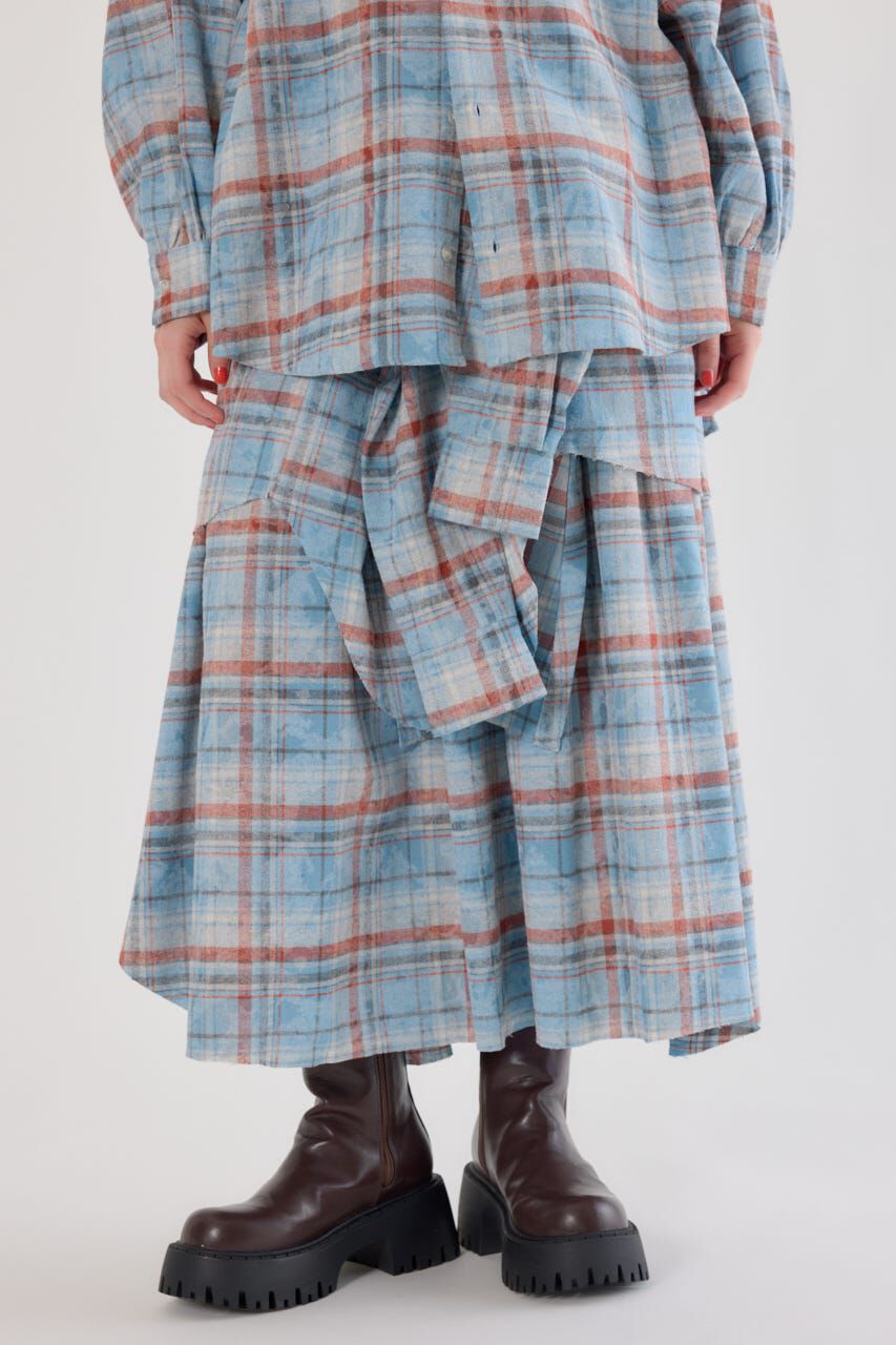 RODEO CROWNS「ヴィンテージチェックシャツスカート」|スカート|