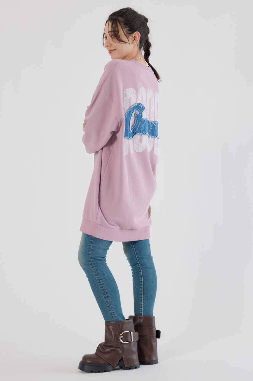 RODEO CROWNS「グランジロゴデニムアップリケワンピース」|ワンピース|