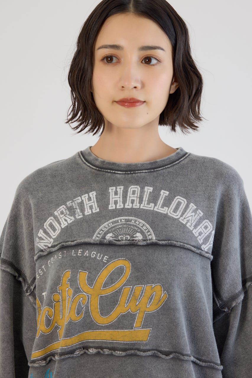 RODEO CROWNS「加工アウトシームスウェットトップス」|パーカー|