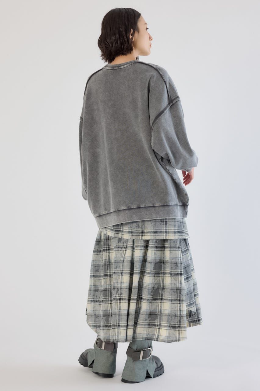 RODEO CROWNS「加工アウトシームスウェットトップス」|パーカー|