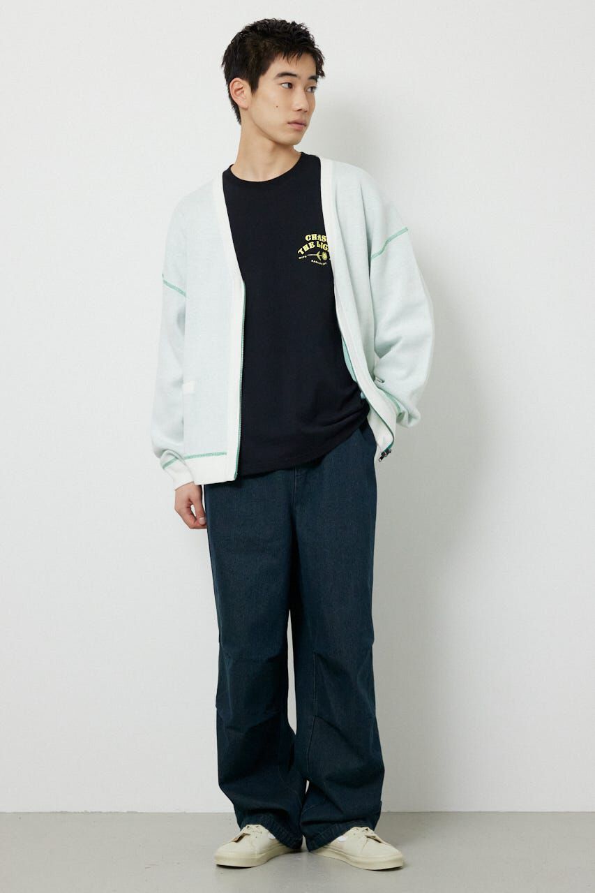 RODEO CROWNS「スウェットライクZIPカーディガン」|カーディガン|