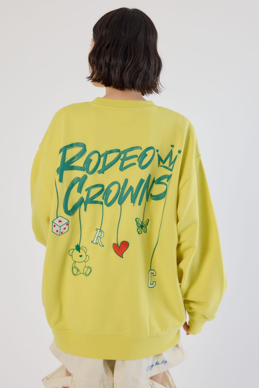 RODEO CROWNS「Dangling Charmsスウェット」|パーカー|YEL