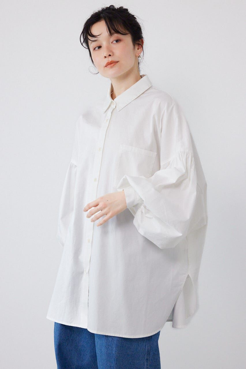 RODEO CROWNS「ボリュームスリーブフレアデニムシャツ」|シャツ・ブラウス|