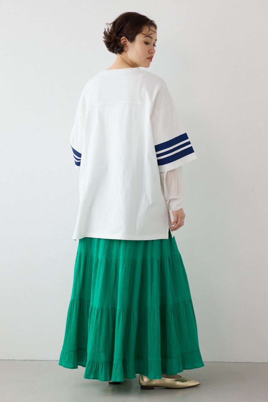 RODEO CROWNS「チュールレイヤードナンバートップス」|Tシャツ・カットソー|