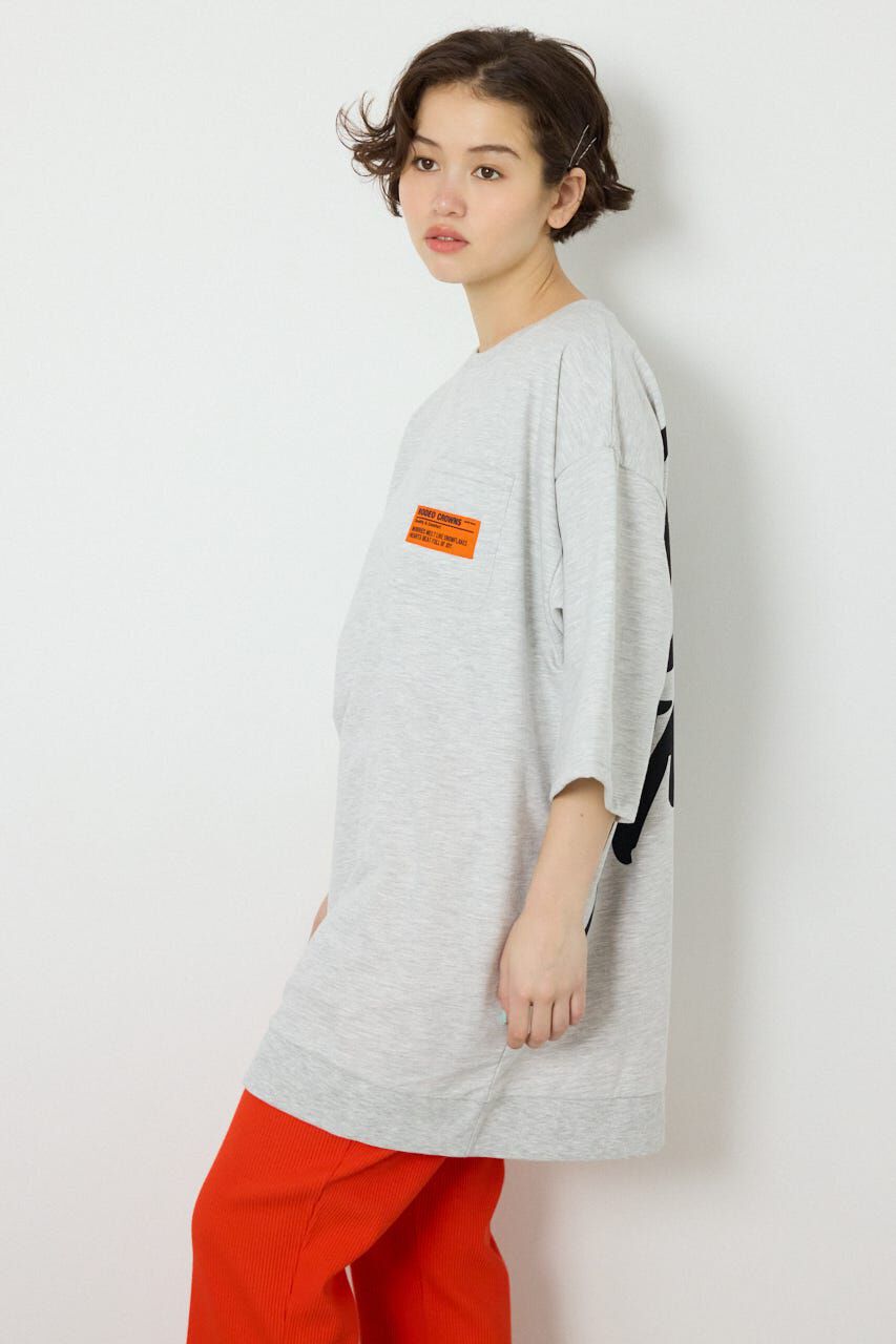 RODEO CROWNS「ペイントロゴハーフスリーブワンピース」|ワンピース|