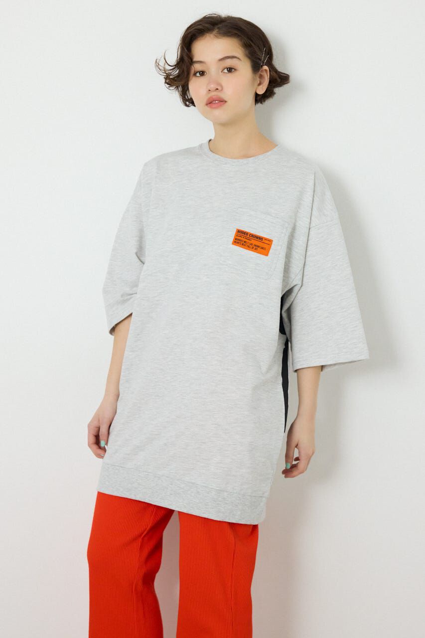 RODEO CROWNS「ペイントロゴハーフスリーブワンピース」|ワンピース|